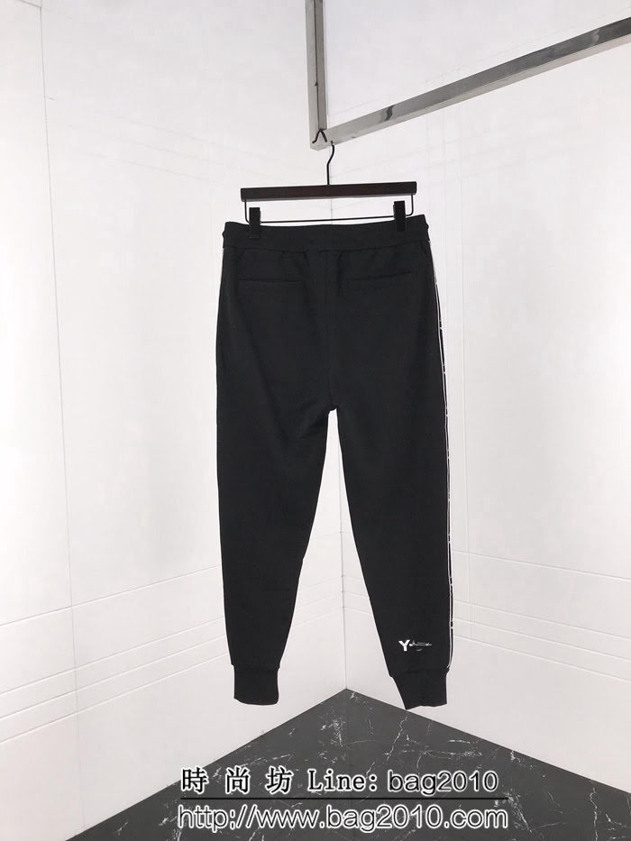 Y-3山本耀司 2018ss秋冬新品 Y-3字母印花 精梳加厚純棉 男款運動休閒褲 ydi1370